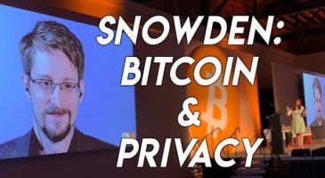 Snowden: Privacy and Bitcoin, at Bitcoin 2019 Conference